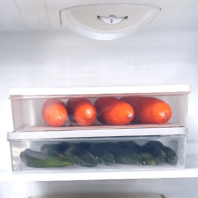 Boîte de rangement - FoodSaverBox™ - Carré blanc - Essentiels de rangement