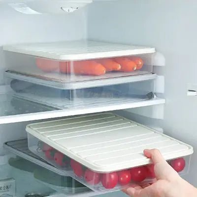 Boîte de rangement - FoodSaverBox™ - Carré blanc - Essentiels de rangement