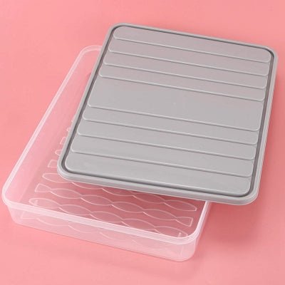Boîte de rangement - FoodSaverBox™ - Carré gris - Essentiels de rangement