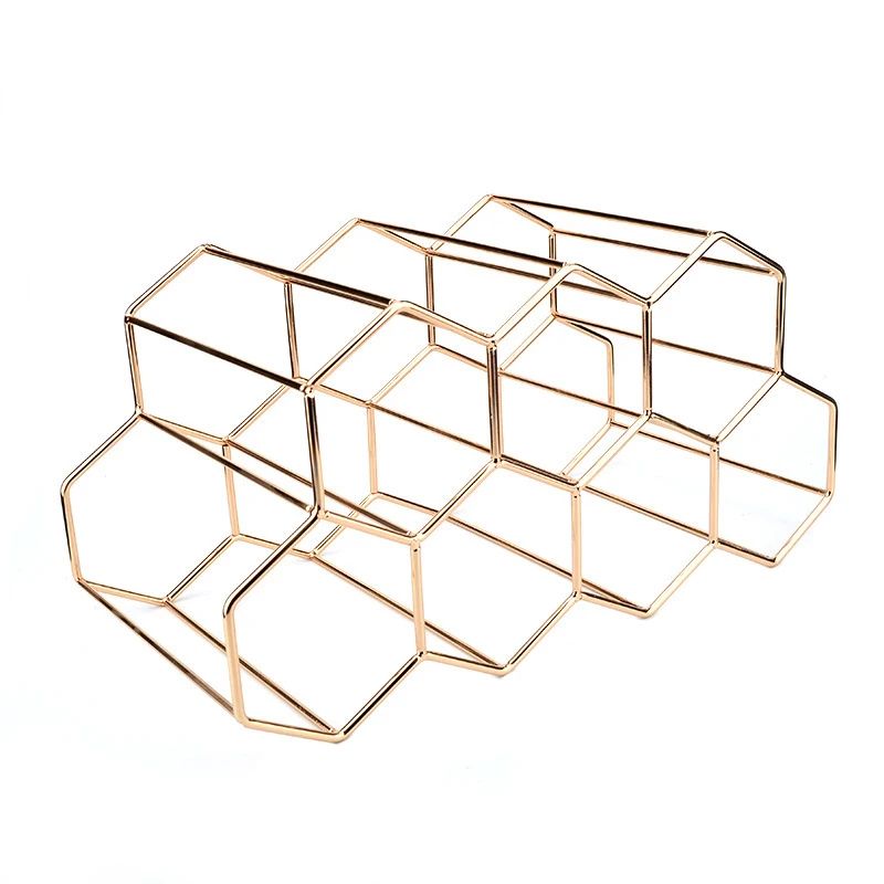 Casier pour bouteille - hexagone - Essentiels de rangement