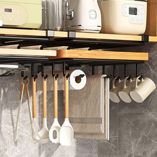 ETAGERE cuisine | Suspendue Multifonction - Essentiels de rangement