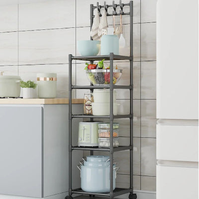 etagere cuisine verticale sur roulettes