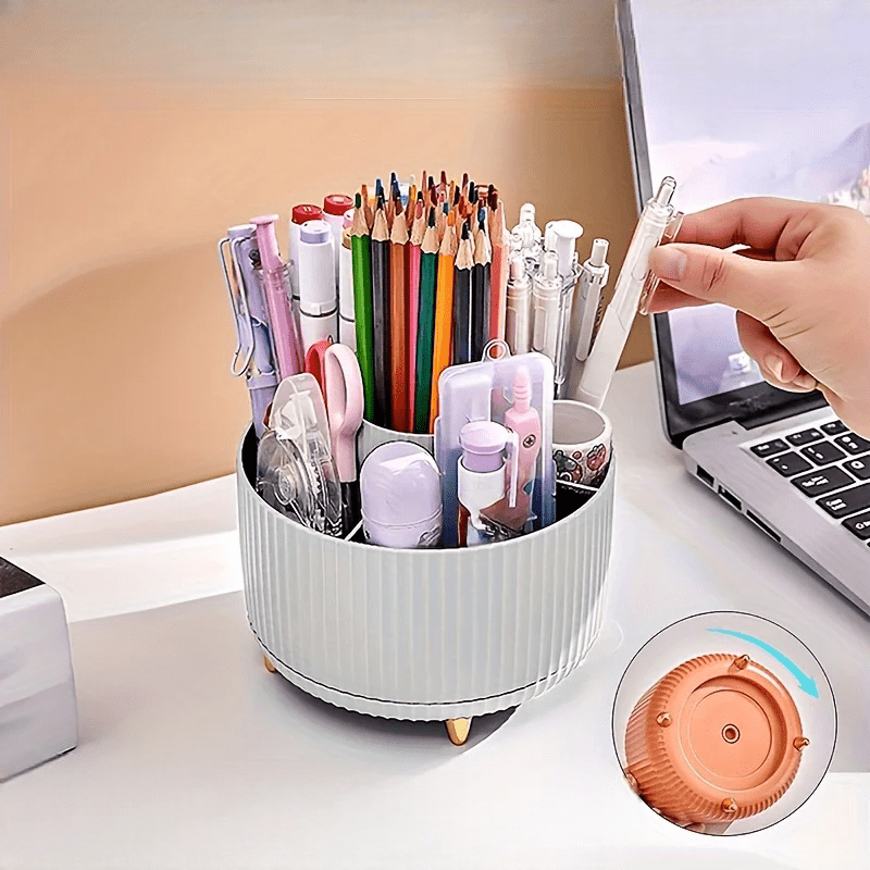 Organisateur Bureau - DesktopOrganizer™ - Blanc - Essentiels de rangement