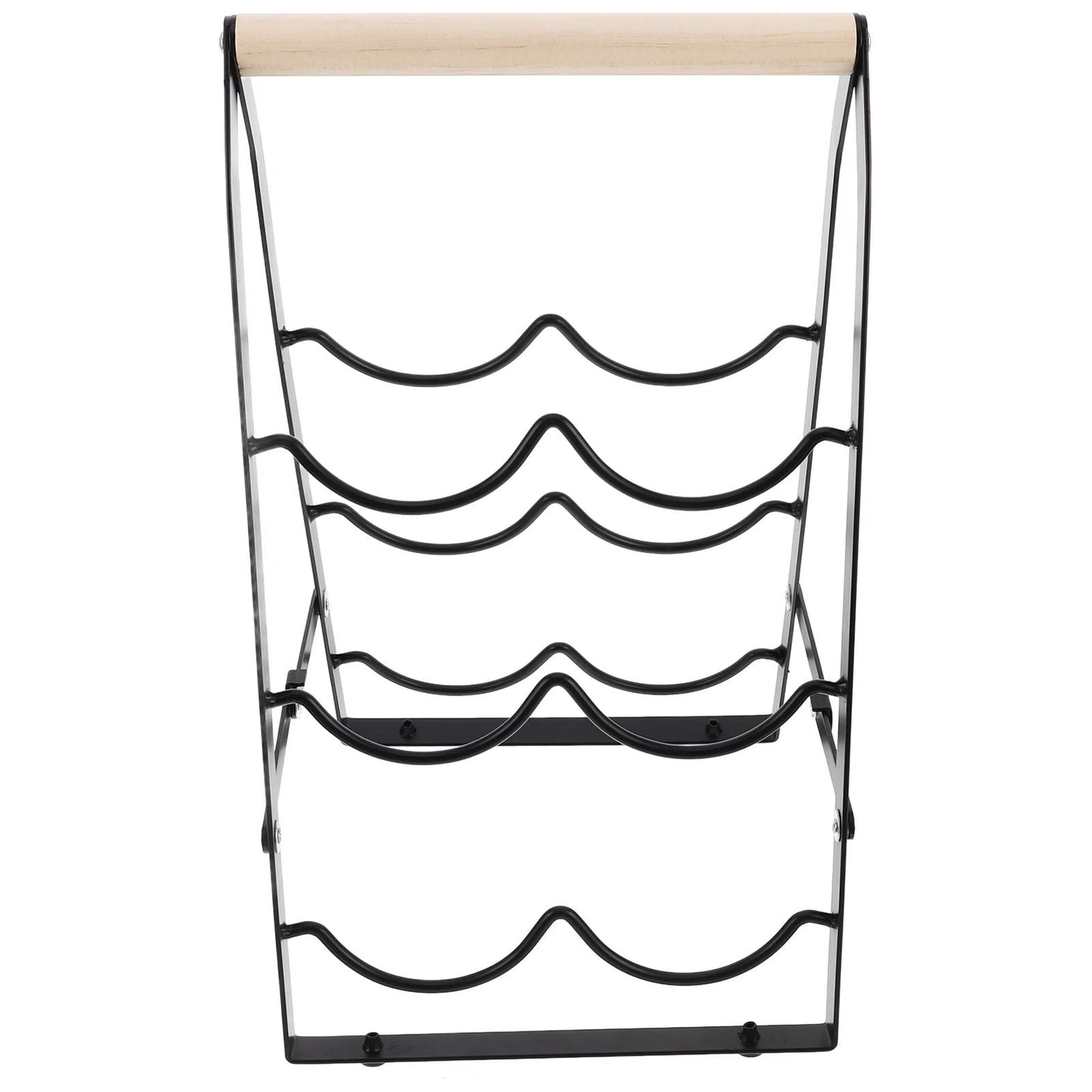 Porte bouteille vin - Pliante - Essentiels de rangement
