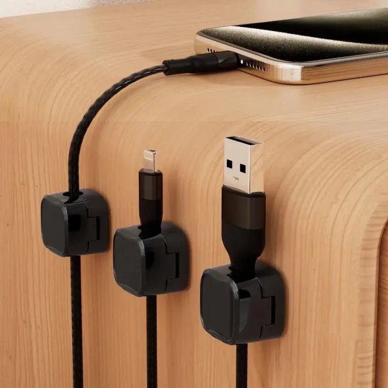 Range cables - MagneticCableOrganizer™ - Noir - Essentiels de rangement
