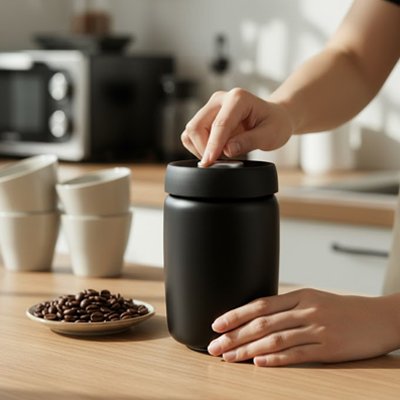 Boite-a-cafe​-femme-utilise 