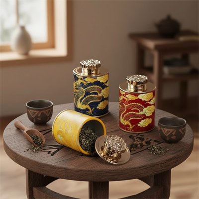 Boite-à-thé-ouverte-sur-table