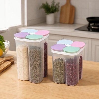 Boite de conservation alimentaire multi colore