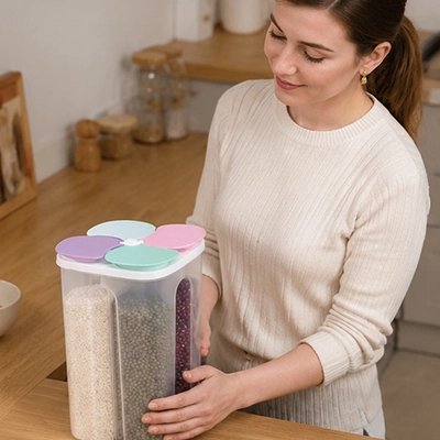 Boite de conservation alimentaire resistant pour cereal