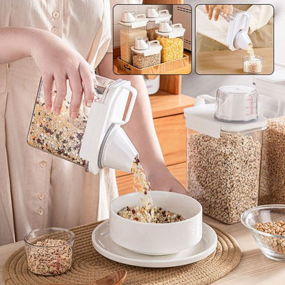 boite hermetique alimentaire femme verse cereals