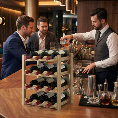 Casier bouteille-Bois