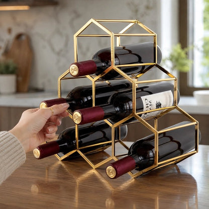 Casier bouteille geometrique