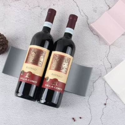 Casier pour bouteille gris deux bouteilles vin