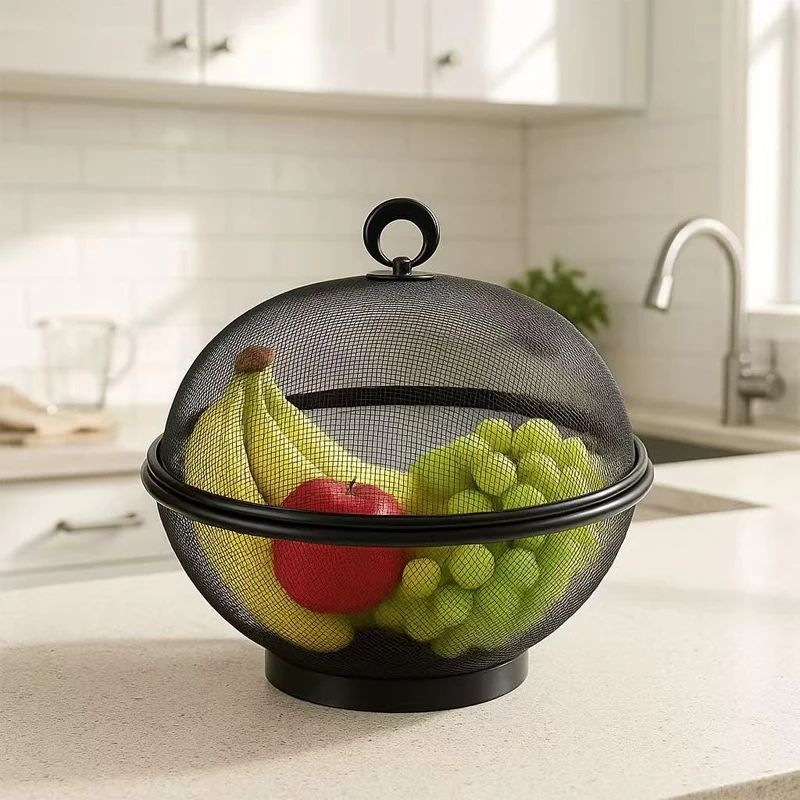 corbeille a fruits avec raisin banane