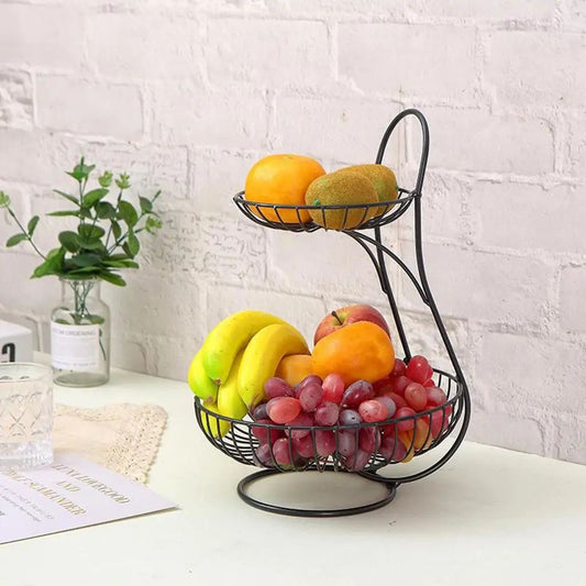 Corbeille-à-fruits | 2 Niveaux Métal