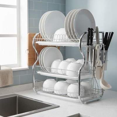 Egouttoir vaisselle assiette bol rangement