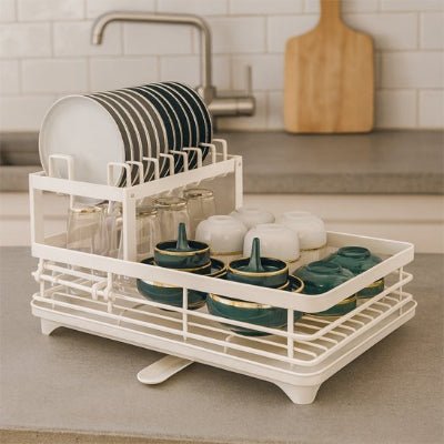 egouttoir vaisselle blanc