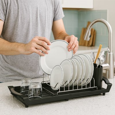 egouttoir vaisselle style chaleureux