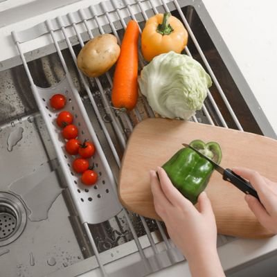 Égouttoir vaisselle sur evier legume