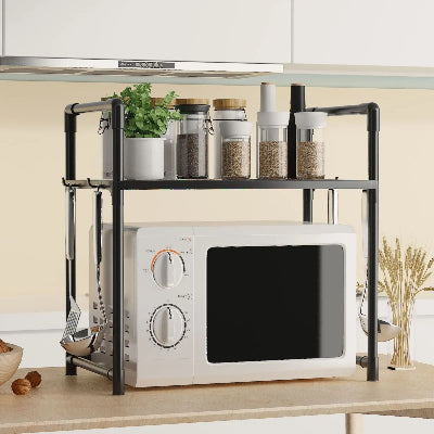 etagere cuisine metal noir ideale