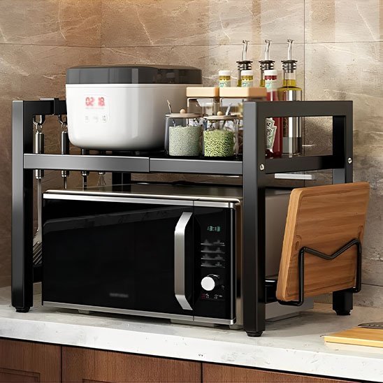 étagère cuisine | Multifonctionnelle OrganizeSpace - Essentiels de rangement