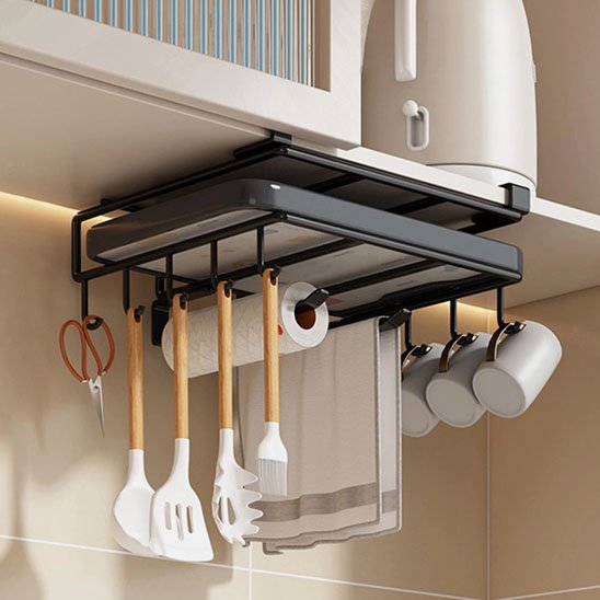 ETAGERE cuisine | Suspendue Multifonction - Essentiels de rangement