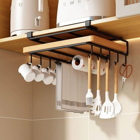 ETAGERE cuisine | Suspendue Multifonction - Essentiels de rangement