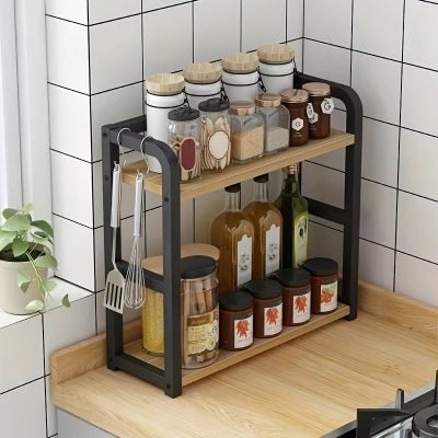etagere de cuisine robuste noir