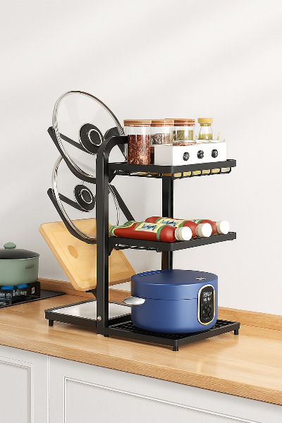 etagere pour cuisine 3 niveaux elegante