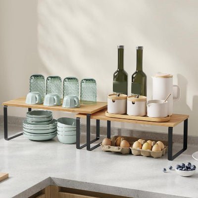 etagere pour cuisine sur comptoir granite