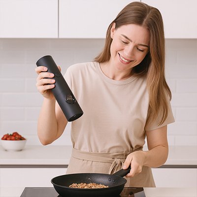 Moulin à poivre électrique à gravité​