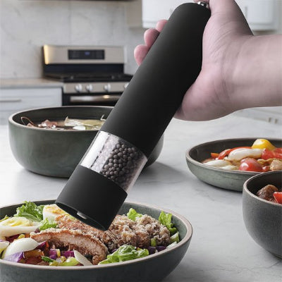 Moulin à poivre électrique​ noir cylindrique