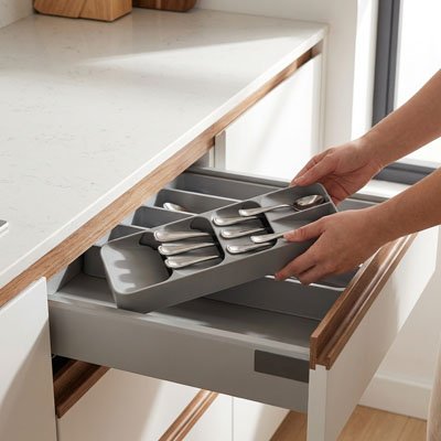 Organisateur tiroir Cuisine séparation adapté aux couverts