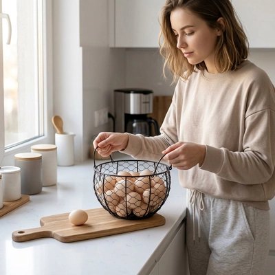 Panier à oeufs avec lance
