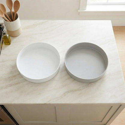 Plateau tournant​ blanc et gris