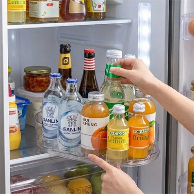 Plateau tournant bouteille dans frigo​ 