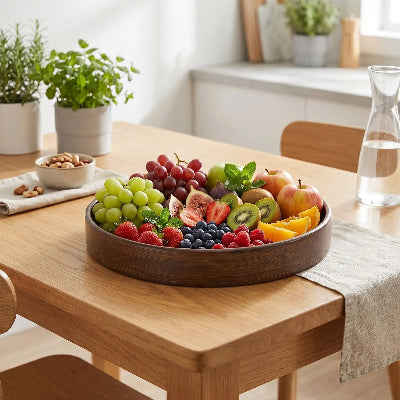 plateau tournant de fruit frais