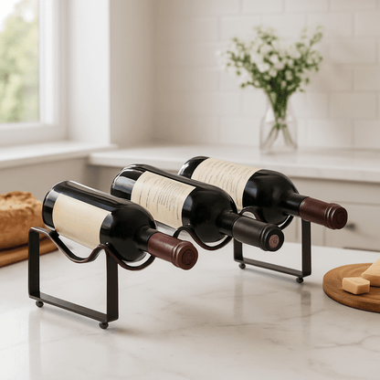 Porte bouteille de vin - superposable - Essentiels de rangement