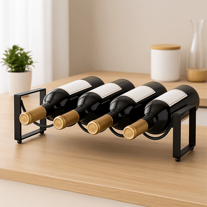 Porte bouteille de vin - superposable - Essentiels de rangement