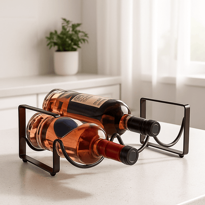 Porte bouteille de vin - superposable - Essentiels de rangement