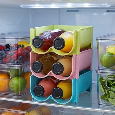 Porte bouteille empilable 