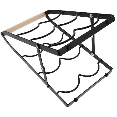 Porte bouteille vin  Pliante  metal et bois