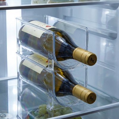 Porte bouteille vin support incurvé 