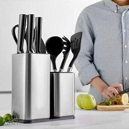 porte couteaux acier inoxidable