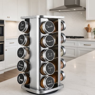 porte epice cuisine inox
