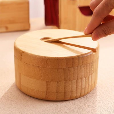 pot a epice en bambou