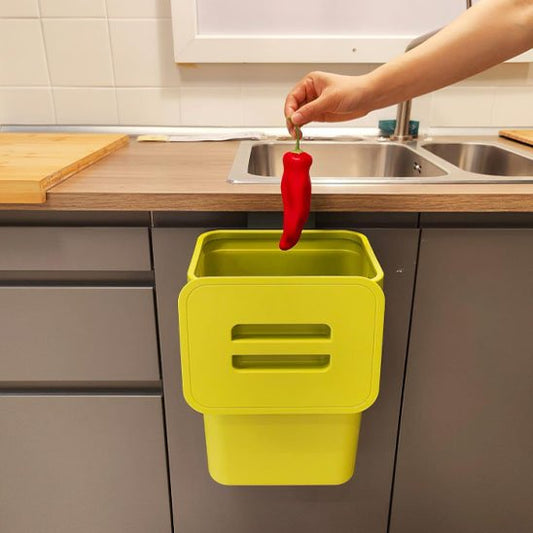 poubelle sous evier colorie vert