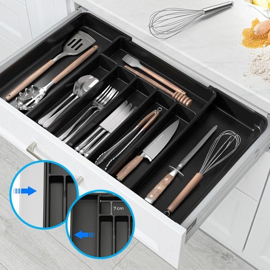 range couverts spatule fouet pinceau