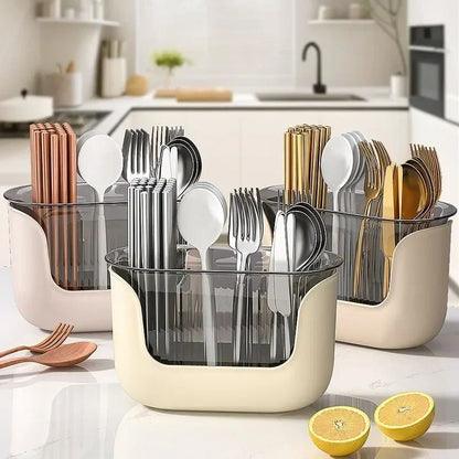 trois rangement a couverts