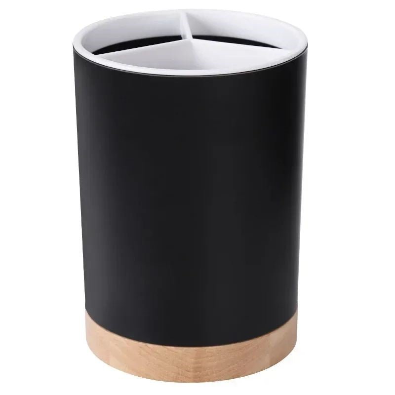 Rangement à couverts - plastique-et-bois